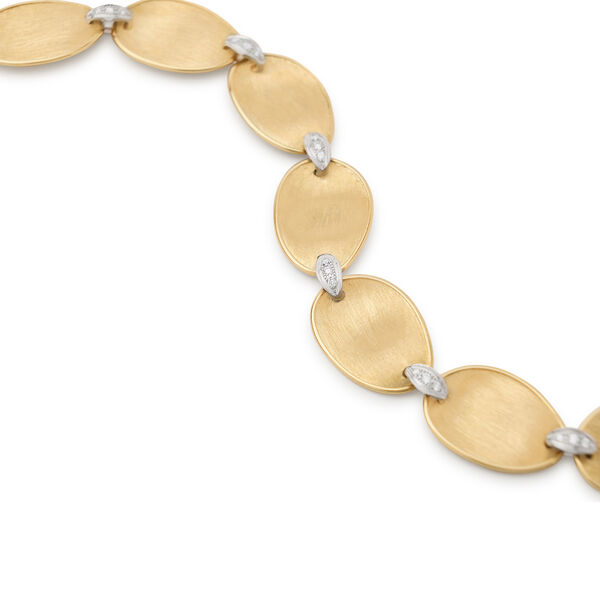 Lunaria Yellow Gold and Diamond Bracelet